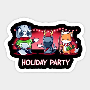 Holiday Party Sticker